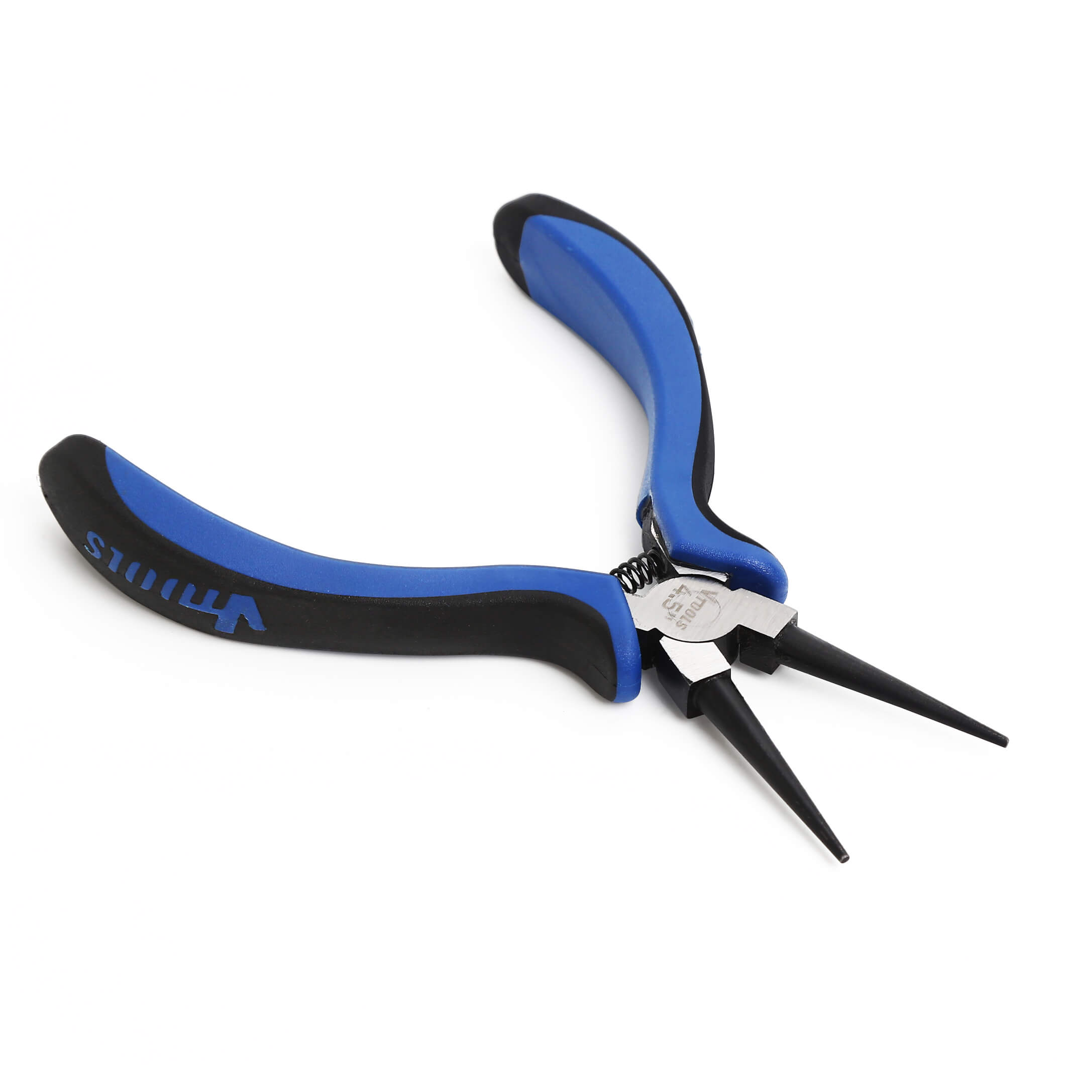 VTOOLS 4.5 Inch Mini Round Nose Pliers with Anti-Slip Handle